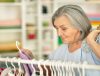 Lady looking at clothes