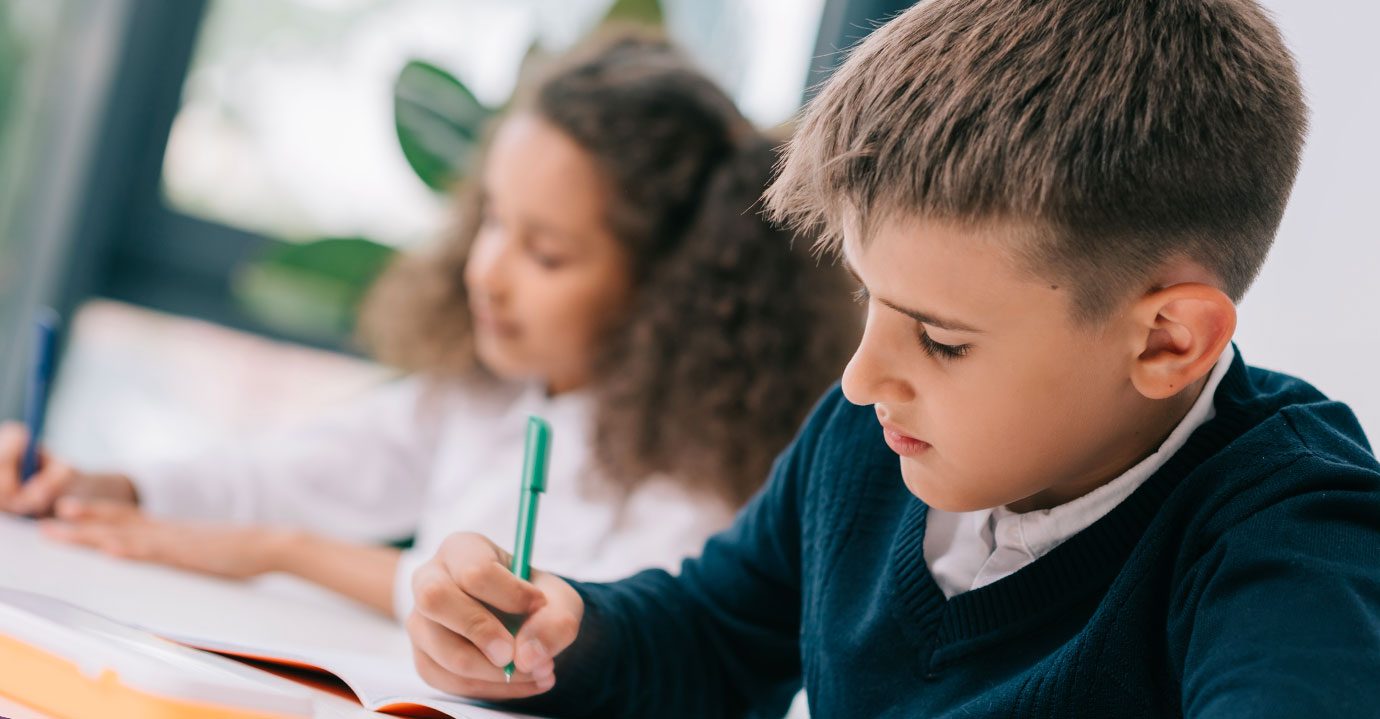 Working in the classroom