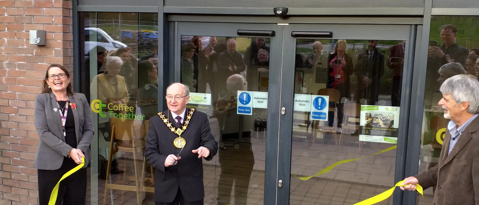 Opening of a community cafe